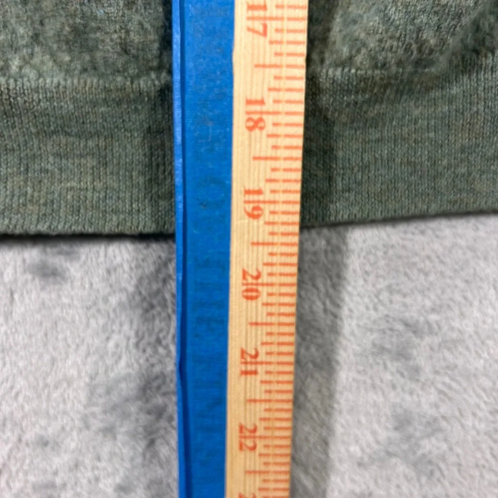 TOSCANO 100‎ Merino Wool Pullover Women Large Green Made in Italy Polo Fall